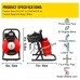 VEVOR Drain Cleaner Machine, 50FT x 1/2 Inch Electric Drain Auger with 4 Cutter & Foot Switch, Sewer Snake Drill Drain Auger Cleaner for 1" to 4" Pipes
