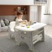 Childrens Drawing Board Table and Chair Set, Multifunctional Activity Table with Storage Shelf (Grey) - SQZY1040