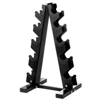 A Frame Dumbbell Rack, 5 x 5 Alloy Steel Dumbbell Weight Rack Stand Storage for Home, Gym - 102046A