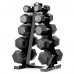 A Frame Dumbbell Rack, 5 x 5 Alloy Steel Dumbbell Weight Rack Stand Storage for Home, Gym - 102046A