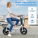 Adult Electric Scooter with Seat, 750W Motor, 14-Inch Pneumatic Tires, Foldable Handlebar, Rear Basket, Front & Rear Disc Brakes, LED Lights, LCD Display, Black Commuter E-Scooter Model P1402