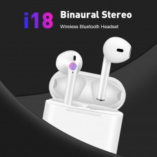 2019 Original new i18 tws Wireless Bluetooth 5.0 3D bass Earbuds