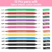 12 PCS Edible Food Decorating Pen, DIY Fine and Thick Tip Coloring Pens for Cookies, Cakes, Pastries, Party Decorating (10 Colors)