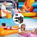 Electric Air Pump, 120V Two-Way Inflator Deflator Air Pump with 3 Nozzles for Air Mattresses, Pool Toys - XG-668A