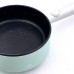 1.2L Electric Cooking Pot Stainless Steel Mini Skillet for Noodles, Soup, Porridge, Eggs, Pasta