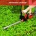 PULITUO 20V Hedge Trimmer, Cordless Battery Trimmer with 52cm Dual-Action Laser Blade, 1.5cm Cutting Capacity, 2400 SPM, 2.0Ah Li-ion Garden Battery - DCHT2006