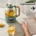 Electric Health Kettle, 0.8L Multifunctional Tea Pot with 5 Preset Modes, Temperature Control, LED Display, Auto Shut-Off for Tea, Coffee - YSH-C08T1