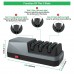 YOORLEAY Electric Knife Sharpener, 3-Stage Knife Sharpener for Straight Blade Knives, Serrated Knives, Ceramic Knives - RZ-D003