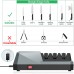 YOORLEAY Electric Knife Sharpener, 3-Stage Knife Sharpener for Straight Blade Knives, Serrated Knives, Ceramic Knives - RZ-D003