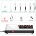 YOORLEAY Electric Knife Sharpener, 3-Stage Knife Sharpener for Straight Blade Knives, Serrated Knives, Ceramic Knives - RZ-D003
