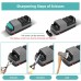 4 in 1 Electric Knife Sharpener with Diamond Abrasives for Straight Blade Knives, Serrated Knives, Ceramic Knives, Scissors - RZ-D004