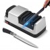 4 in 1 Electric Knife Sharpener with Diamond Abrasives for Straight Blade Knives, Serrated Knives, Ceramic Knives, Scissors - RZ-D004