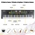 Electronic Keyboard, 61-Key Piano Keyboard with Microphone Educational Musical Toy for Kids, Beginners