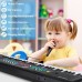 Electronic Keyboard, 61-Key Piano Keyboard with Microphone Educational Musical Toy for Kids, Beginners