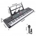 Electronic Keyboard, 61-Key Piano Keyboard with Microphone Educational Musical Toy for Kids, Beginners