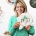 Embroidery Starter Kit, 3-Pack Cross Stitch Kit with Patterns, Embroidery Hoops, Threads, Tools for Beginners