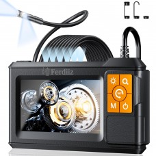 Dual-Lens Borescope, 1080P, 5 m Cable for Auto and Pipes