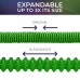 Expandable Garden Hose 50 ft with Adjustable Spray Nozzle, Solid Brass Connectors, Lightweight Flexible Water Hose, Compact Coil Storage for Lawn, Garden, Patio, Car Wash & Outdoor Cleaning