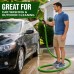 25 FT Expandable Garden Hose, Lightweight Anti Kink Flexible Garden Hose with 8 Function Nozzle, 3/4 inch Diameter, Extra Strength Fabric (Green) - JG25 25 FT Expandable Garden Hose, Lightweight Anti Kink Flexible Garden Hose with 8 Function Nozzle, 3/4 inch Diameter, Extra Strength Fabric (Green) - JG25