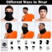 5-Pack Face Cover Microfiber Neck Gaiter Scarf, UV Protection Breathable Bandana