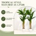 Faux Banana Trees, 2-Pack, 72 in, Indoor Décor