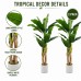 Faux Banana Trees, 2-Pack, 72 in, Indoor Décor