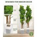 Faux Fiddle Leaf Fig Trees, 2-Pack, 78 in, Planters Included Indoor Décor Faux Fiddle Leaf Fig Trees, 2-Pack, 78 in, Planters Included Indoor Décor