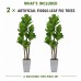 Faux Fiddle Leaf Fig Trees, 2-Pack, 78 in, Planters Included Indoor Décor Faux Fiddle Leaf Fig Trees, 2-Pack, 78 in, Planters Included Indoor Décor