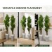 Faux Fiddle Leaf Fig Trees, 2-Pack, 78 in, Planters Included Indoor Décor Faux Fiddle Leaf Fig Trees, 2-Pack, 78 in, Planters Included Indoor Décor