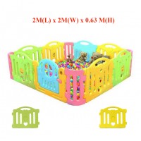 76.5" x 48" x 25"  Children Safety Fence