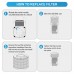  HEPA Replacement Filter, 3-Stage Air Purifier Filter with Activated Carbon & Pre-Filter, 9.5 x 11.5 in, for Dust, Smoke, Pet Dander & Household Odors Model 13