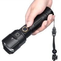 EBUYFIRE LED Flashlight, Tactical Flashlight with 18000 Lumens, USB Charging, 5 Lighting Modes, IPX5 Waterproof for Camping, Hiking, Emergencies