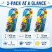 3-Pack Inflatable Pool Floats, Kids Lounger Rafts, 103 cm 3-Pack Inflatable Pool Floats, Kids Lounger Rafts, 103 cm