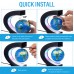 Magnetic Floating World Globe with LED Light, C Shape Anti Gravity Magnetic Levitation Decor for Deks, Office, Home