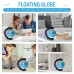 Magnetic Floating World Globe with LED Light, C Shape Anti Gravity Magnetic Levitation Decor for Deks, Office, Home