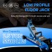 2.5 Ton Low Profile Hydraulic Floor Jack Heavy Duty Steel Racing Jack 4.5–16 in Lift Range Rubber Saddle  Car SUV Light Truck Tire Change