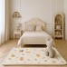 Large Kids Play Mat 190 x 140 cm – Foldable Baby Floor Mat for Crawling, Toddlers & Kids | Reversible Foam Playmat with Cute Animal Design | Non-Toxic, Easy to Clean, Portable for Nursery & Living Room