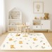 Large Kids Play Mat 190 x 140 cm – Foldable Baby Floor Mat for Crawling, Toddlers & Kids | Reversible Foam Playmat with Cute Animal Design | Non-Toxic, Easy to Clean, Portable for Nursery & Living Room