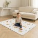 Large Kids Play Mat 190 x 140 cm – Foldable Baby Floor Mat for Crawling, Toddlers & Kids | Reversible Foam Playmat with Cute Animal Design | Non-Toxic, Easy to Clean, Portable for Nursery & Living Room