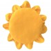 3D Flower Cushion, 50 x 50cm Decorative Blossom Accent Backrest Pillow for Sofa, Home Decor, Bedroom (Yellow) - B6O-YLW