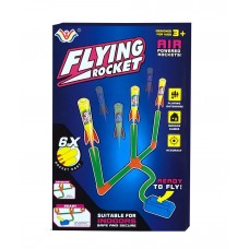 3-in-1 Flying Rocket Air Powered Foot Stomping Dart Foam Rocket - 777-730B