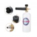 MATCC Adjustable Foam Cannon, 1L Bottle Snow Foam Lance with 1L Bottle with 1/4'' Quick Connector, 5 Pressure Washer Nozzles for Car Outdoor Cleaning