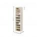 Foldable Shoe Cabinet – 175 cm Tall, 10-Tier Stackable Shoe Storage Organizer Space-Saving Shoe Rack Tower for Closet, Entryway, Bedroom Model TS102-10