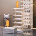 Premium Foldable Shoe Storage Organizer Cabinet – 6-Layer Clear Shoe Box Tower with Transparent PET Doors, Space-Saving Shoe Rack for Sneakers, Heels & Boots, 105cm Tall TS102T-6