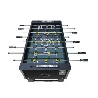 Foosball Table, 54 Inch Soccer Game Table with Cup Holders, Leg Levelers, 4 Balls, Sturdy MDF Steel Construction, Adult and Kids Indoor Game Table for Home Game Model 641