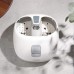 NAIPO Steam Foot Bath/Spa Massager Foot Sauna Tub with 3 Heating Levels, 4 Detachable Rollers & Pedal - MGF-AA10