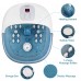 GASKY Foot Spa Massager with Heat, Bubbles, Vibration, Digital Temperature Control, 14 Massage Rollers