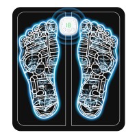 EMS Foot Massager Mat, Rechargeable EMS Foot Stimulator with with 6 Modes, 19 Levels for Plantar Relief, Improve Circulation, Muscle Relaxation - SM9116