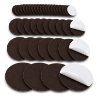 Felt Furniture Pads, 56-Piece Round Self-Adhesive Floor Protectors