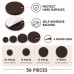 Felt Furniture Pads, 56-Piece Round Self-Adhesive Floor Protectors Felt Furniture Pads, 56-Piece Round Self-Adhesive Floor Protectors